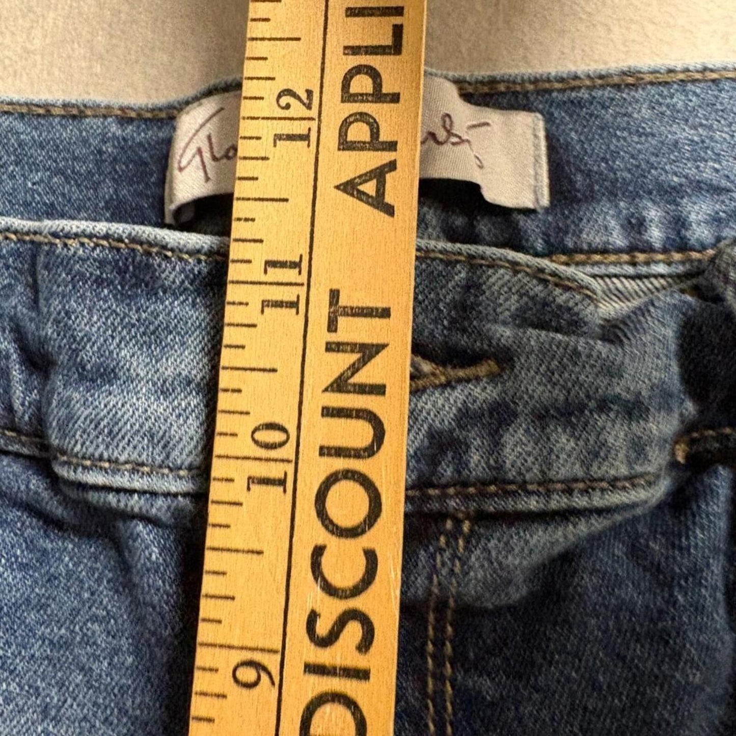 Gloria Vanderbilt Jeans Womens 12 Blue Denim Straight Leg Stretch Mid Rise