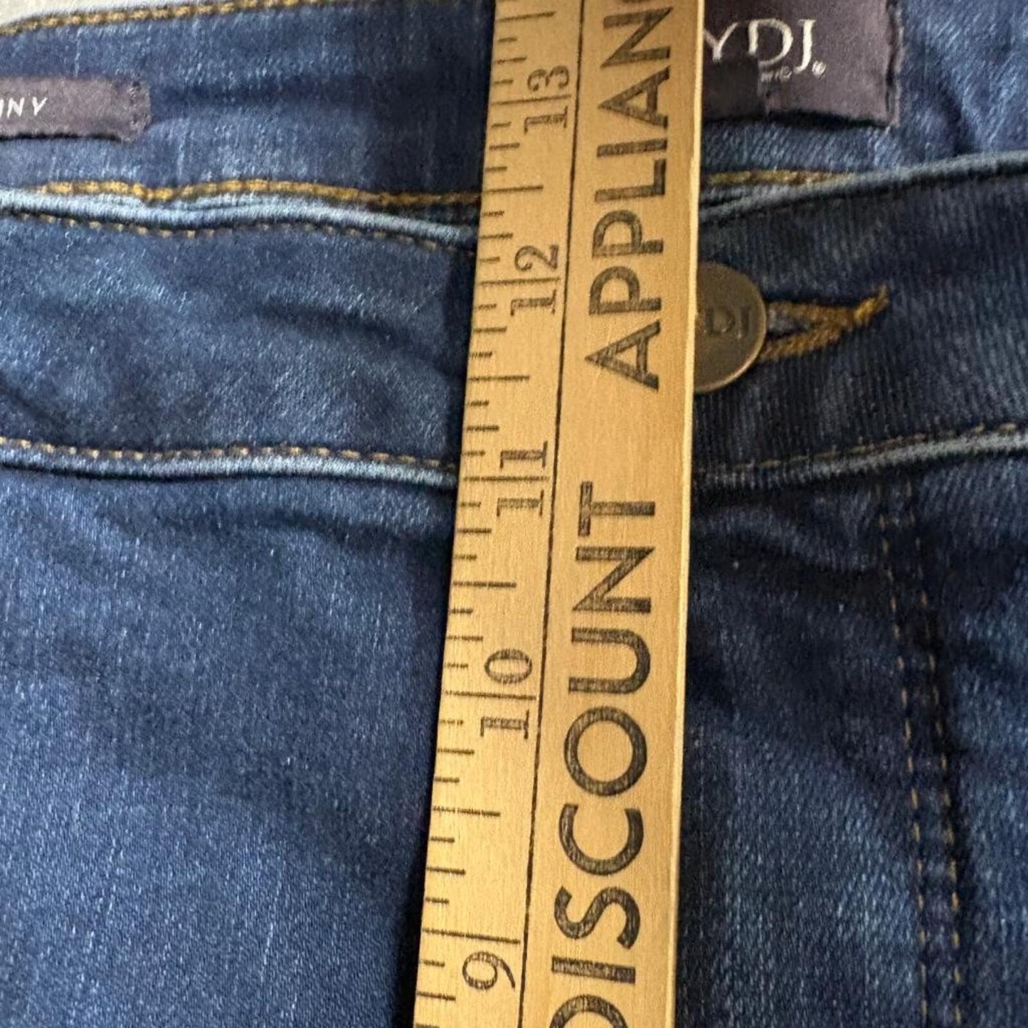 NYDJ Ami Skinny Jeans Womens 22W Blue Denim Stretch Plus Size
