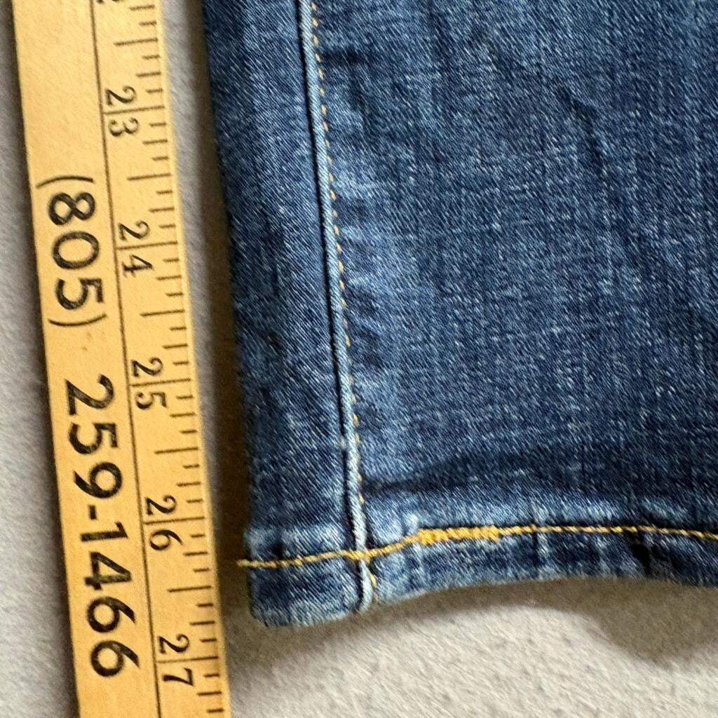 Levis 721 High Rise Skinny Jeans Womens 28 Blue Denim Stretch Pants W28 L28
