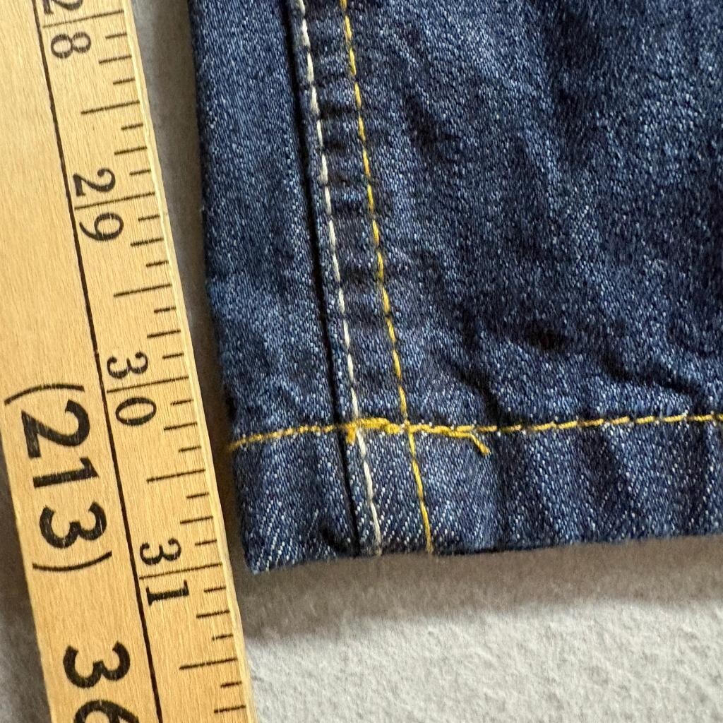 Iron Workers Kevlar Reinforced Motorcycle Riding Jeans Mens Size 6 Blue Denim