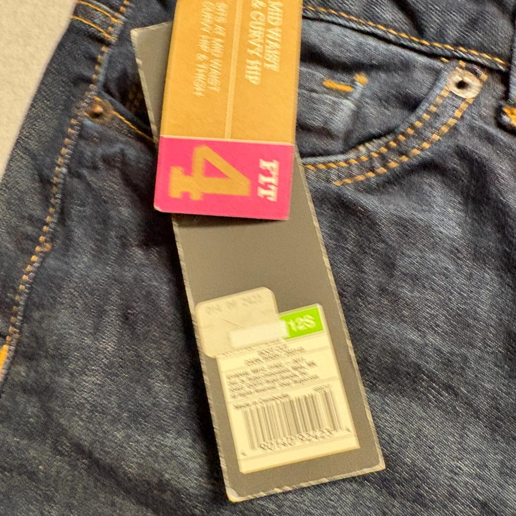 Mossimo Curvy Fit Bootcut Jeans Womens 12S Blue Denim Mid Rise Stretch NWT