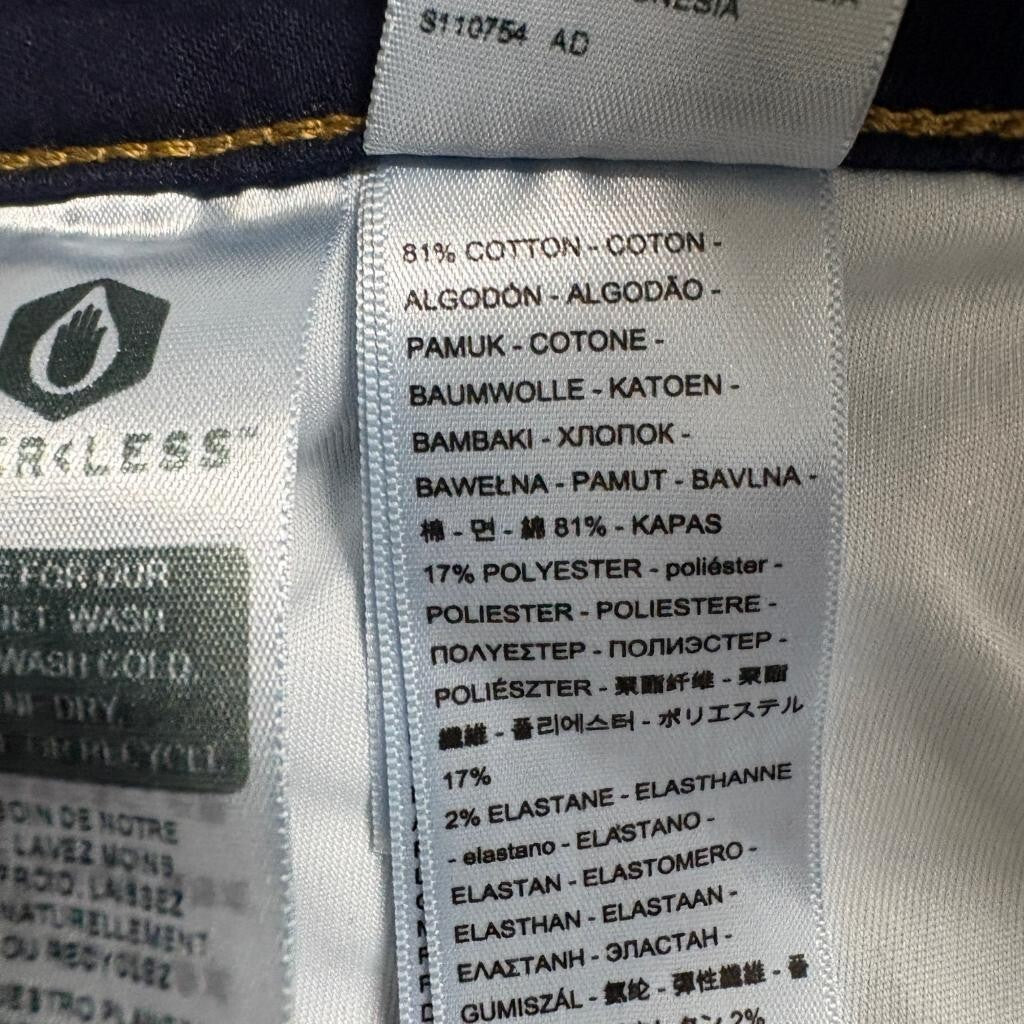 Levi's 311 Shaping Skinny Jeans Womens 18W S Dark Wash Blue Denim Stretch