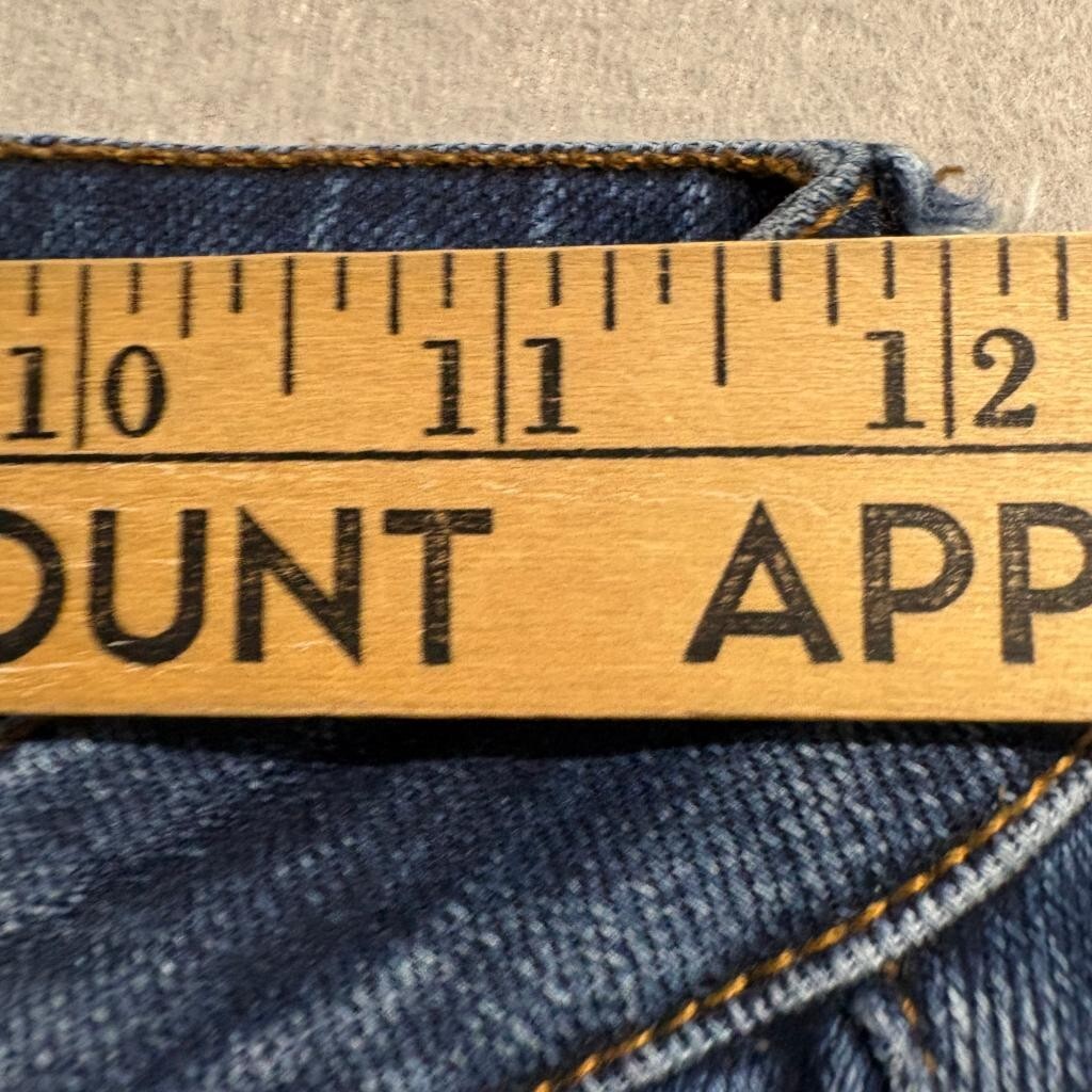 Disclosure Flare Jeans Womens Size 0/24 Blue Denim Stretch Mid Rise