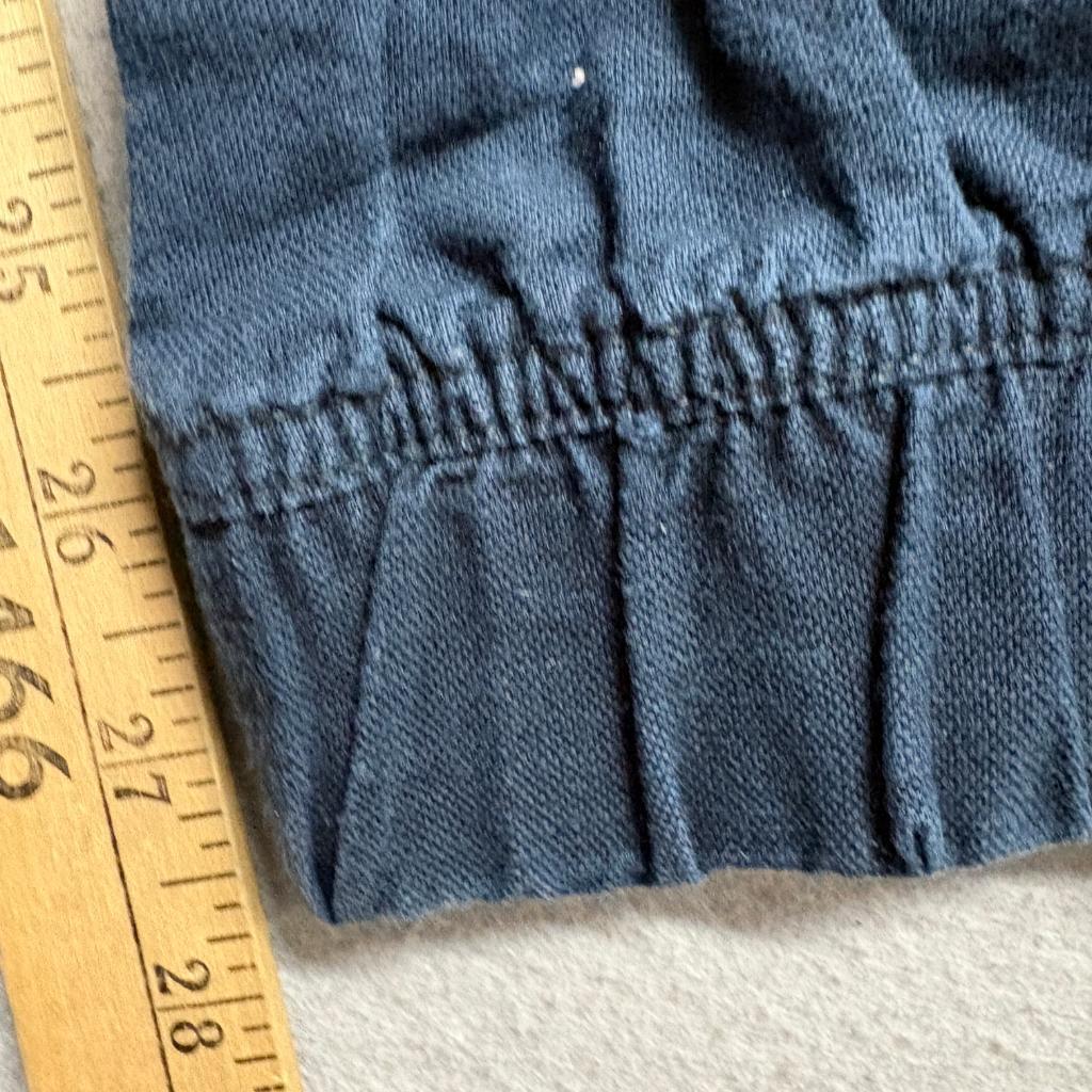 JackThreads Mens Jogger Pants Size M Navy Blue Cotton Drawstring Elastic Waist