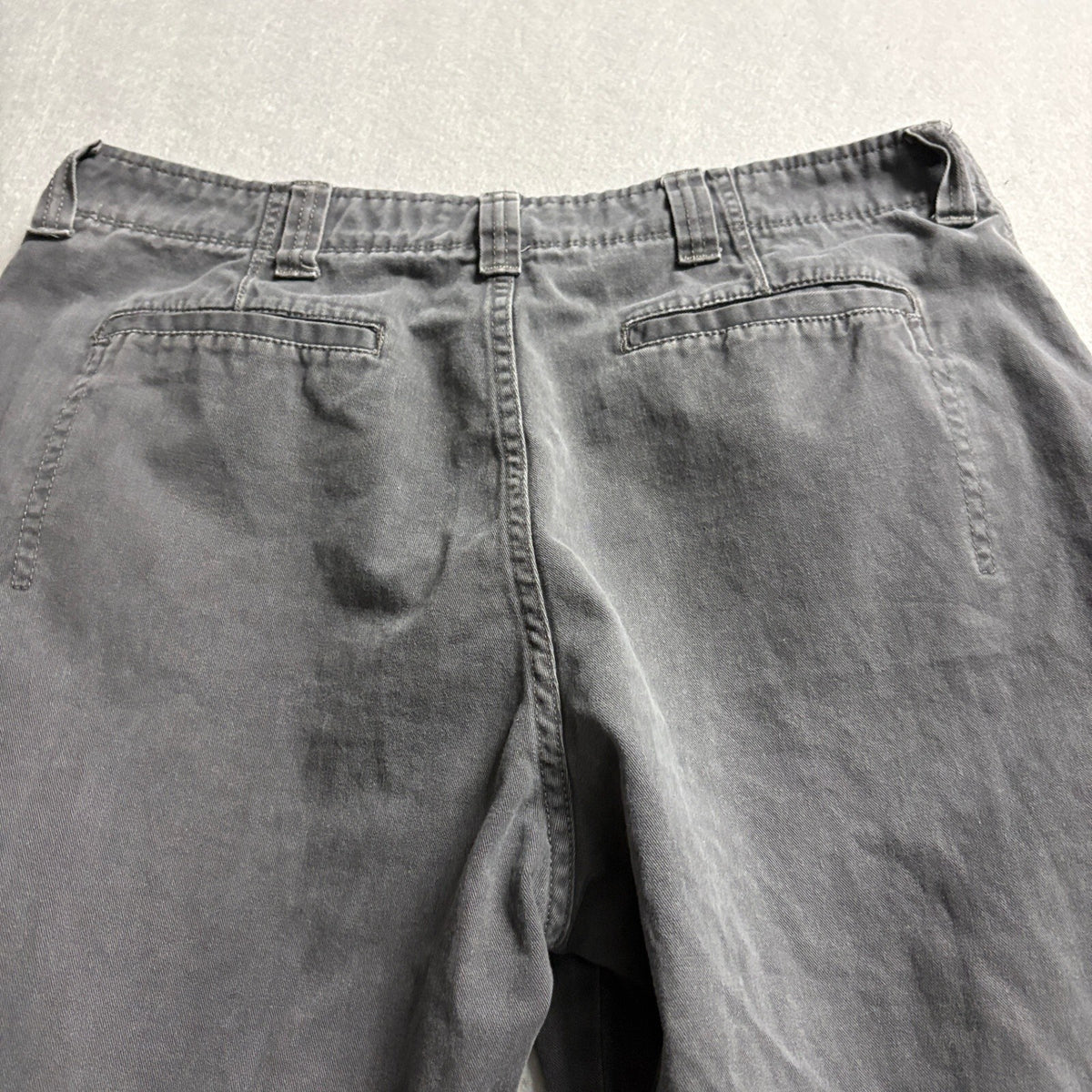 Wrangler Relaxed Fit Cargo Pants Mens 34x30 Gray Cotton Twill Utility Workwear