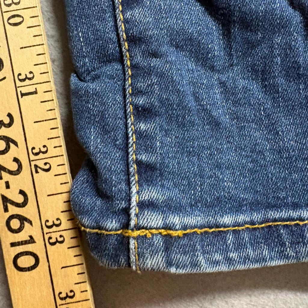 Mossimo Denim Curvy Skinny Jeans Womens 18L Blue Power Stretch High Rise 34