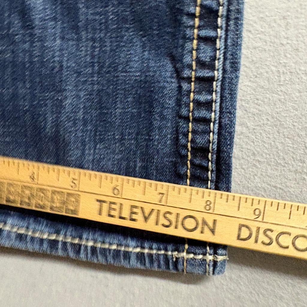Kut from the Kloth Bootcut Jeans Womens Size 6 Blue Denim Stretch Flap Pocket