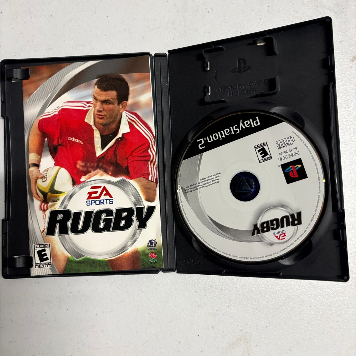 Rugby Sony PlayStation 2 PS2 Complete Black Label CIB EA Sports Blue CD Disc