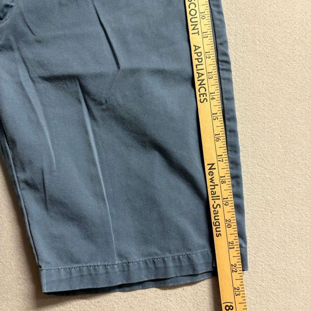 Volcom Mens Chino Walk Shorts Size 36 Blue Casual Stretch Skate Boardshorts