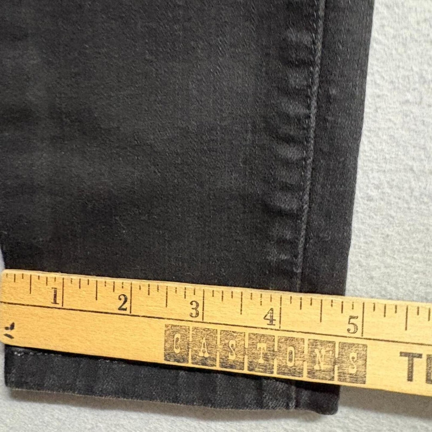 Flying Monkey Jeans Womens 24 Black Skinny Denim Made in USA Stretch