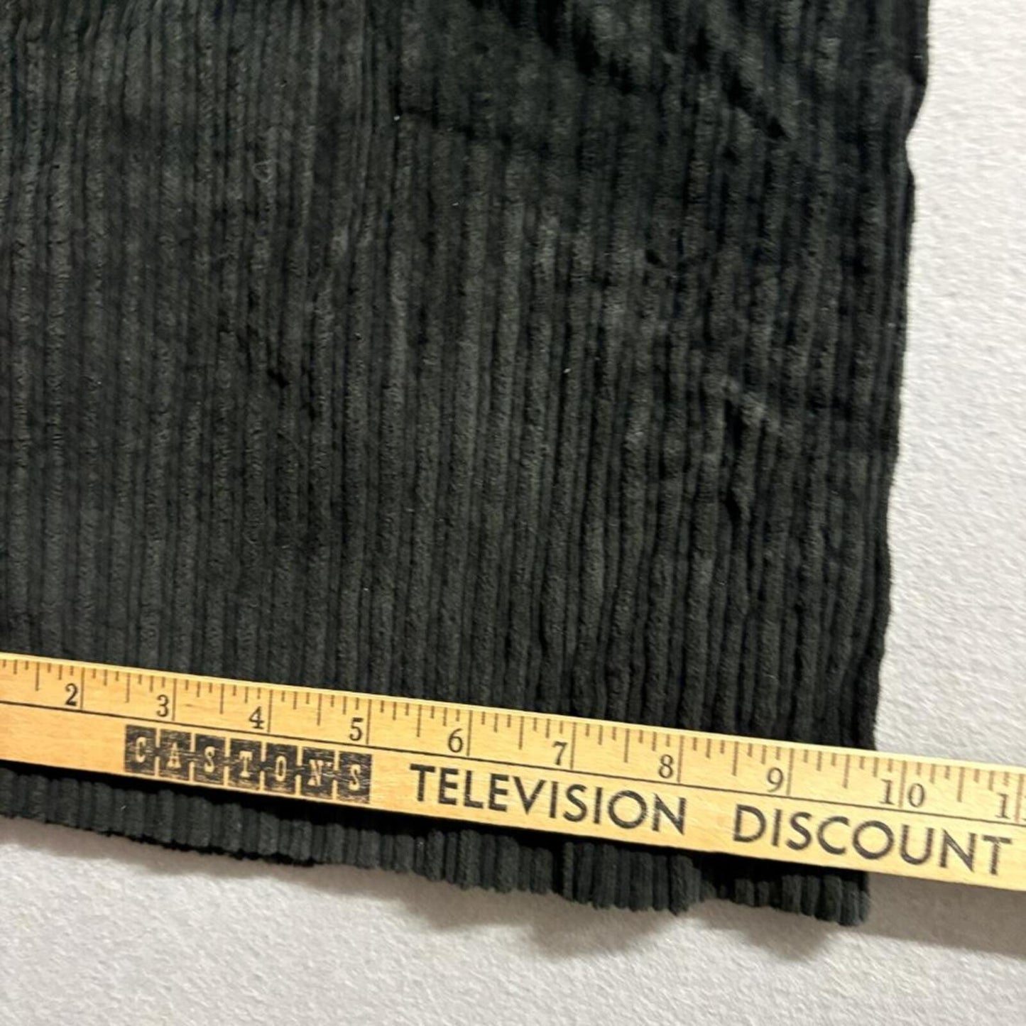 Banana Republic Corduroy Pants Womens 8 Black Stretch Bootcut Ribbed Low Rise