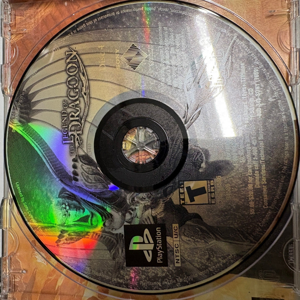 The Legend of Dragoon PS1 Playstation 1 Incomplete Replacement Discs Case PS1