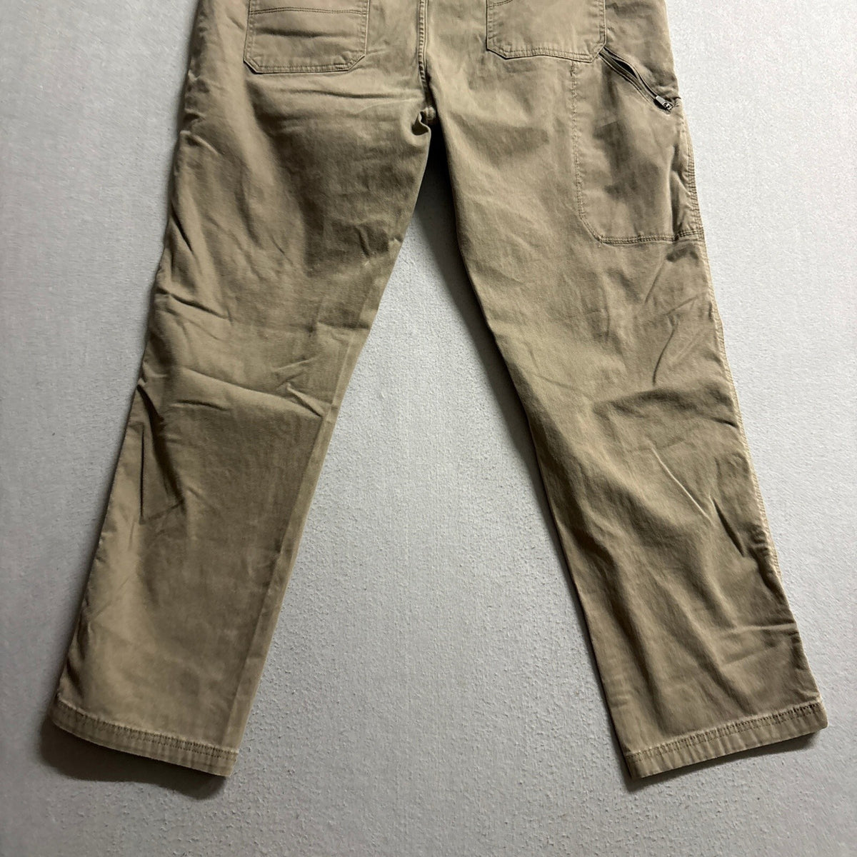 Weatherproof Mens Chino Pants Size 40x32 Stretch Casual Pants Walnut Brown