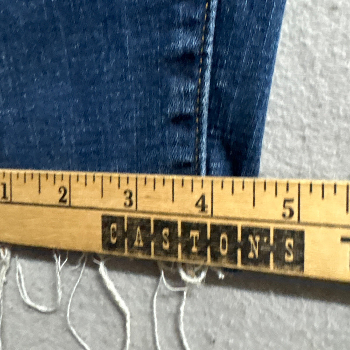 KUT from the Kloth Skinny Jeans Womens 4 Blue Ankle Raw Raw Hem Stretch Denim