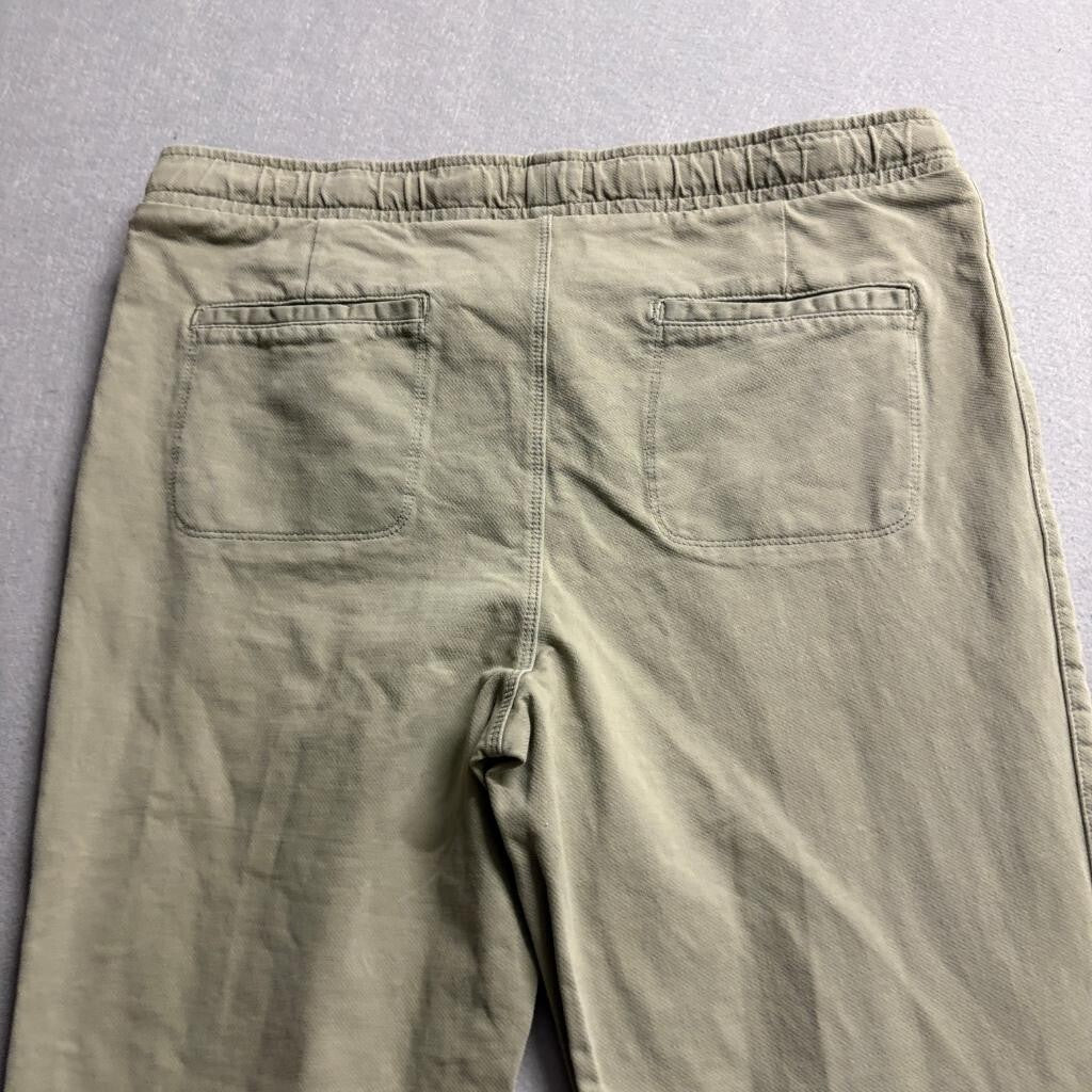Weatherproof Vintage Mens Jogger Pants Medium Green Cotton Blend Stretch