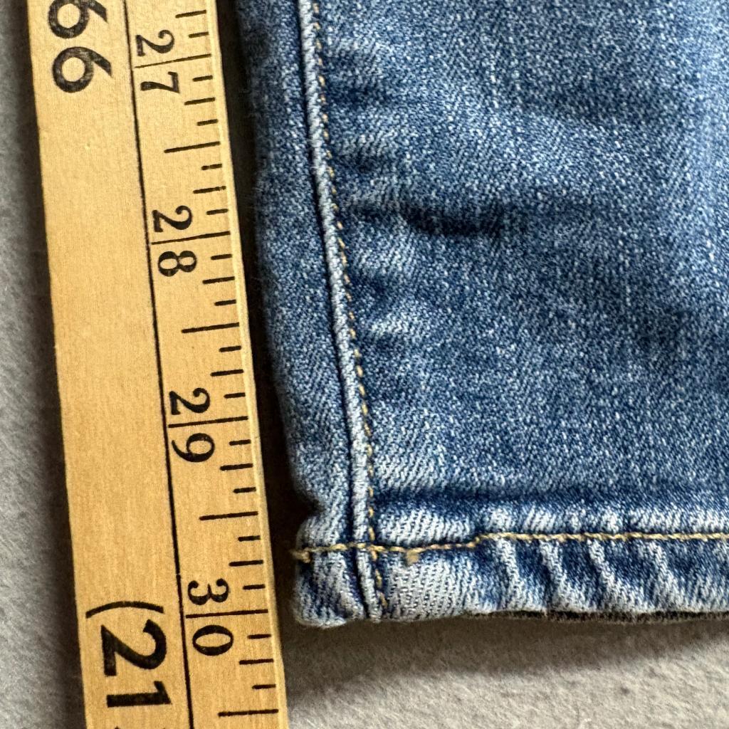 Paige Jimmy Jimmy Skinny Jeans Womens Size 28 Medium Wash Blue Denim Stretch