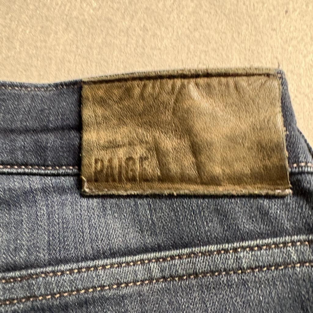 Paige Lennox Slim Fit Jeans Mens 32 Blue Stretch Denim Rayon Blend