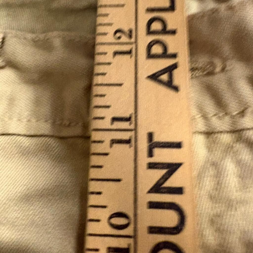 Evergreen Jeans Mens 38 Regular Khaki Brown Cotton Loose Straight Chino Pants