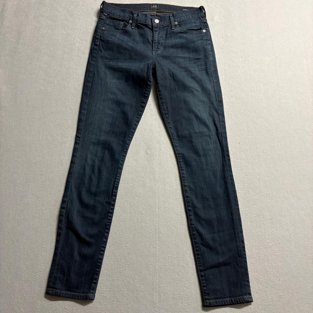 Citizens of Humanity Thompson Skinny Jeans Womens 29 Medium Rise Dark Wash Blue