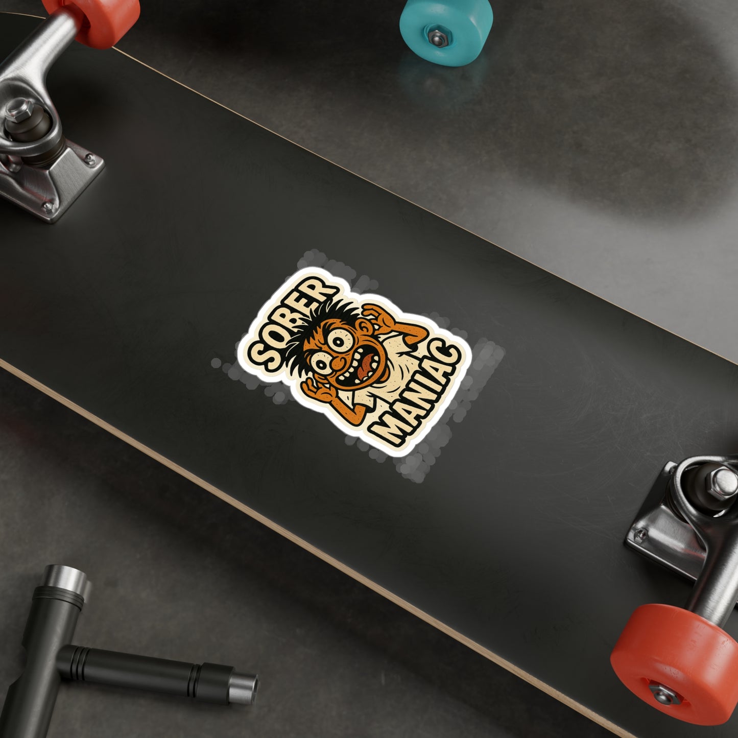 Vinyl Decal Sticker - Sober Maniac Sobriety Decal