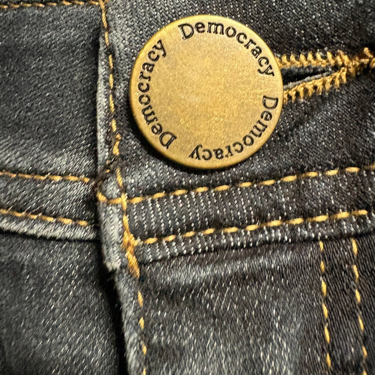 Democracy Ab Technology Skinny Jeans Womens Size 2 Dark Wash Denim Stretch