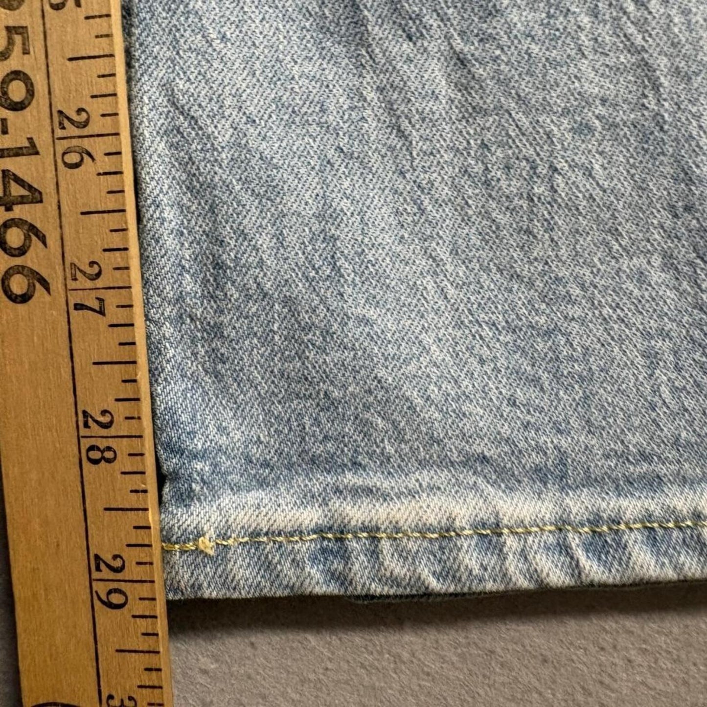 Free Assembly Full Wide Straight Jeans Womens Size 0 Light Wash Denim High Rise