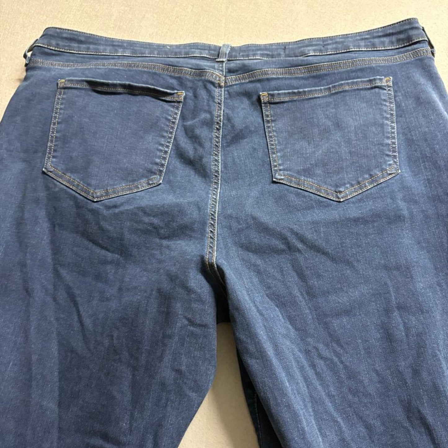 NYDJ Ami Skinny Jeans Womens 22W Blue Denim Stretch Plus Size