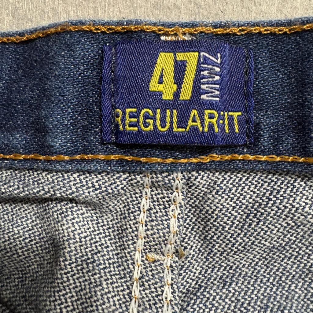 Wrangler 47MWZ Premium Performance Cowboy Cut Jeans Mens 34x34 Regular Fit Blue