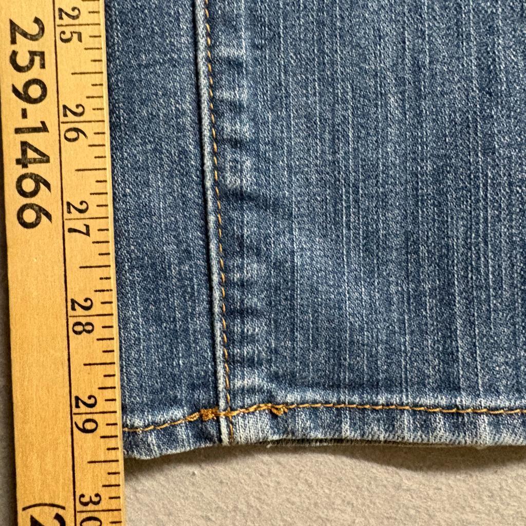 Old Navy The Diva Jeans Womens 10 Blue Denim Straight Leg Mid Rise Stretch