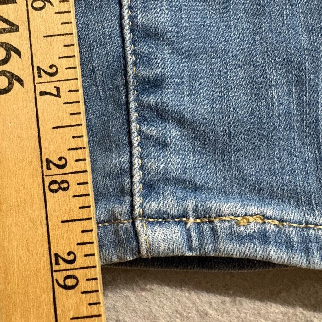 Levi's 710 Super Skinny Jeans Womens Size 27 W27 L30 Medium Wash Denim