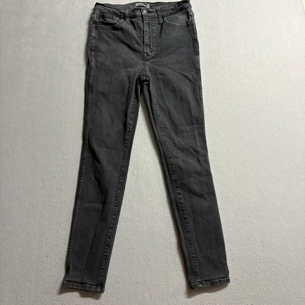 Madewell 10 High Rise Skinny Jeans Womens 28 Gray Denim Stretch
