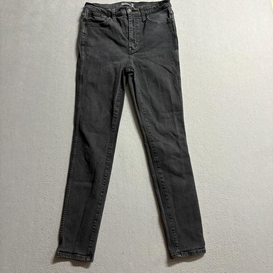 Madewell 10 High Rise Skinny Jeans Womens 28 Gray Denim Stretch
