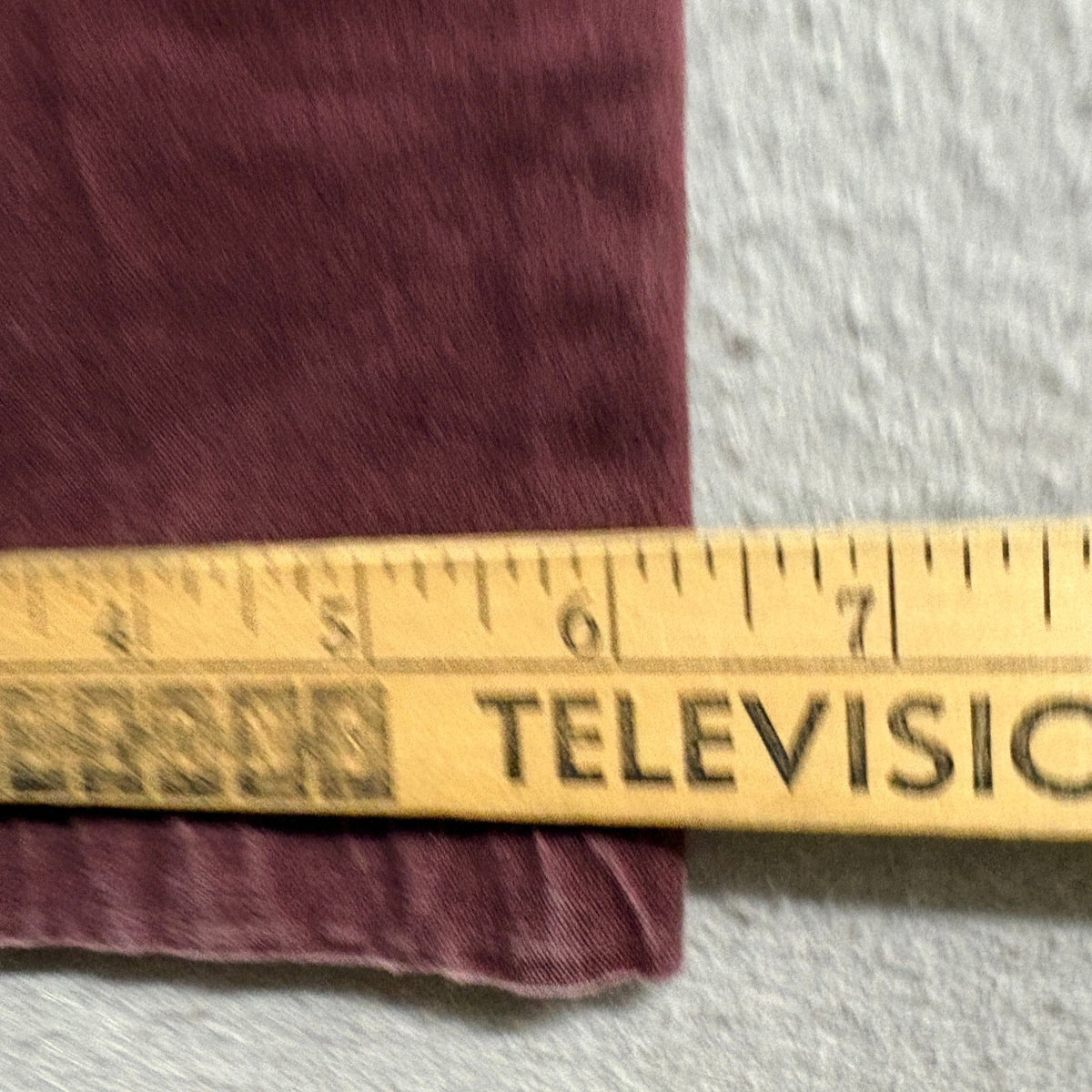 H&M LOGG Chino Pants Mens 32 Maroon Burgundy Stretch Cotton Casual Trousers