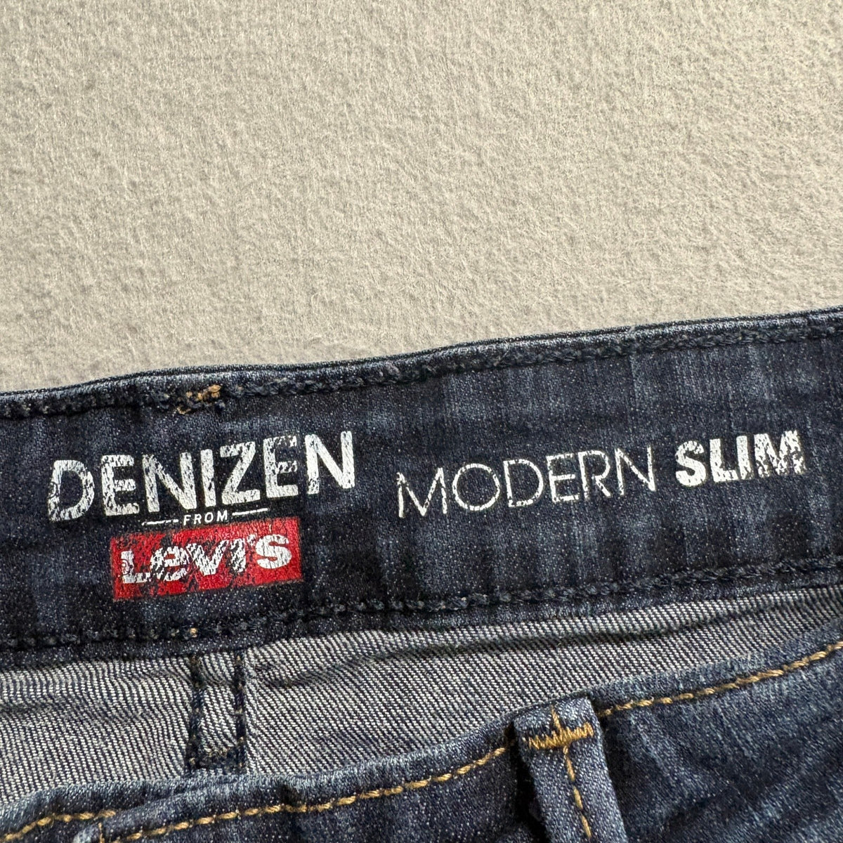 Denizen From Levis Modern Slim Jeans Womens Size 4M W27 L32 Dark Blue Stretch