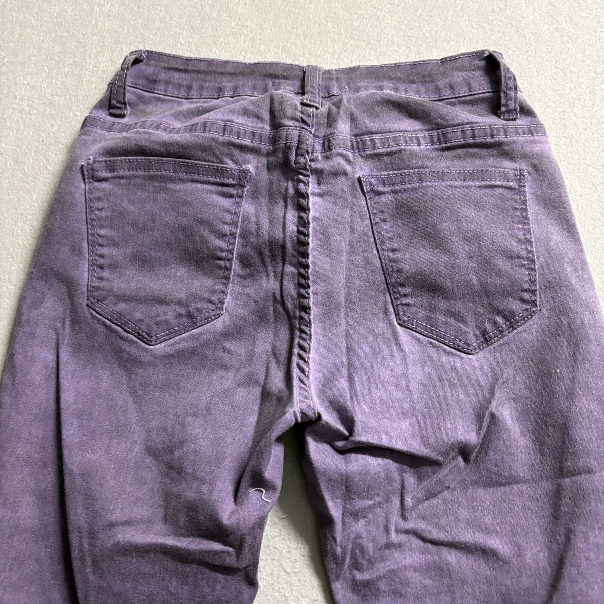 Bobore Purple Skinny Jeans Womens Size 28 S Cotton Stretch Denim Pants