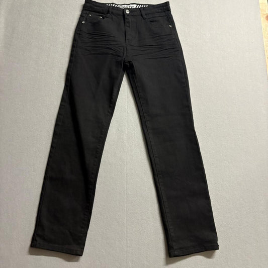 RGSTR Jeans Mens 16 Black Denim Straight Leg Stretch Pants