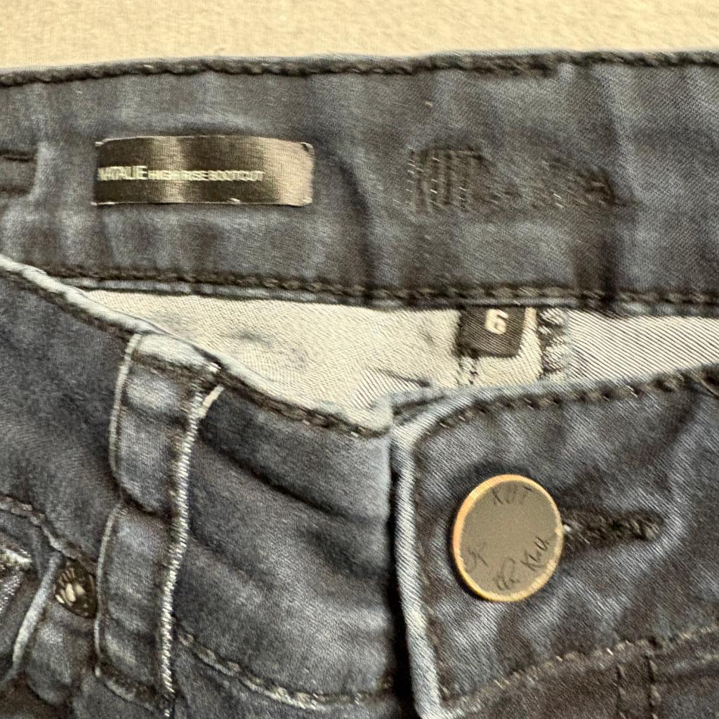 Kut from the Kloth Natalie High Rise Bootcut Jeans Womens Size 6 Blue Denim