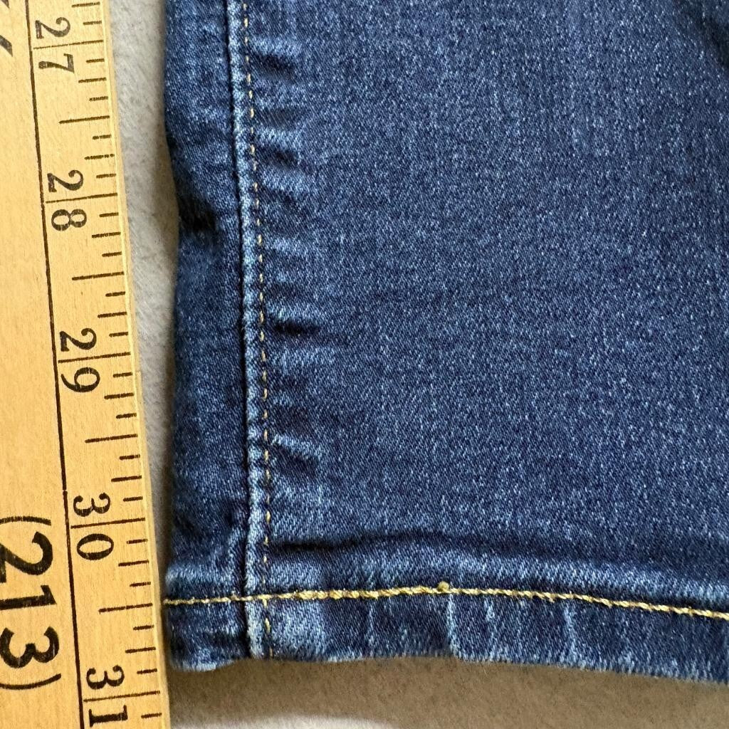 Levi's 711 Skinny Jeans Womens 26 Blue Denim Stretch Dark Wash Mid Rise