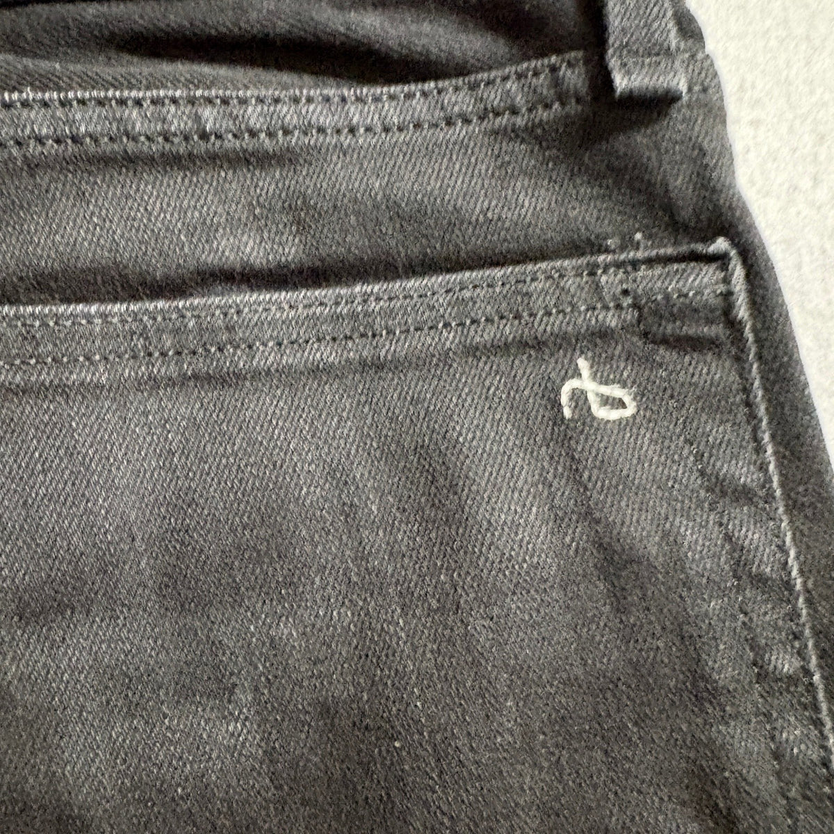 Rag & Bone Fit 2 Slim Jeans Mens 29 Black Denim Made in USA
