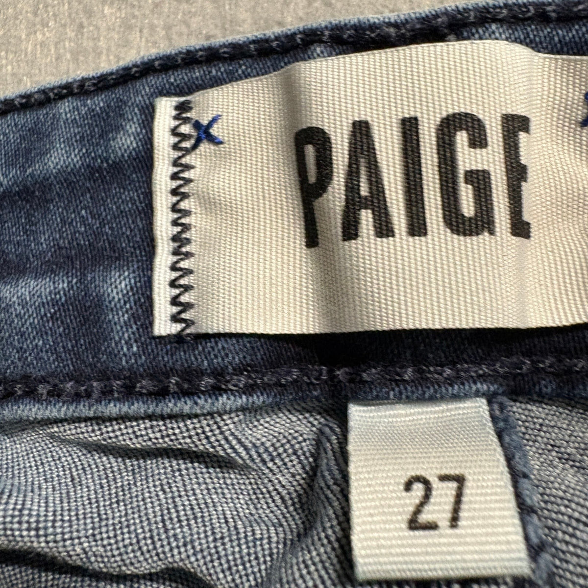 Paige Verdugo Ankle Jeans Womens 27 Blue Denim Skinny Stretch Made in USA