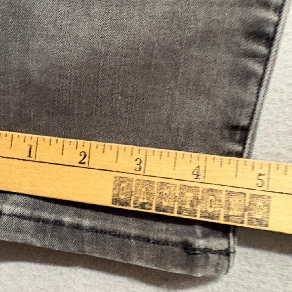 Frame Le High Skinny Jeans Womens 27 Gray Burton Wash Stretch Denim