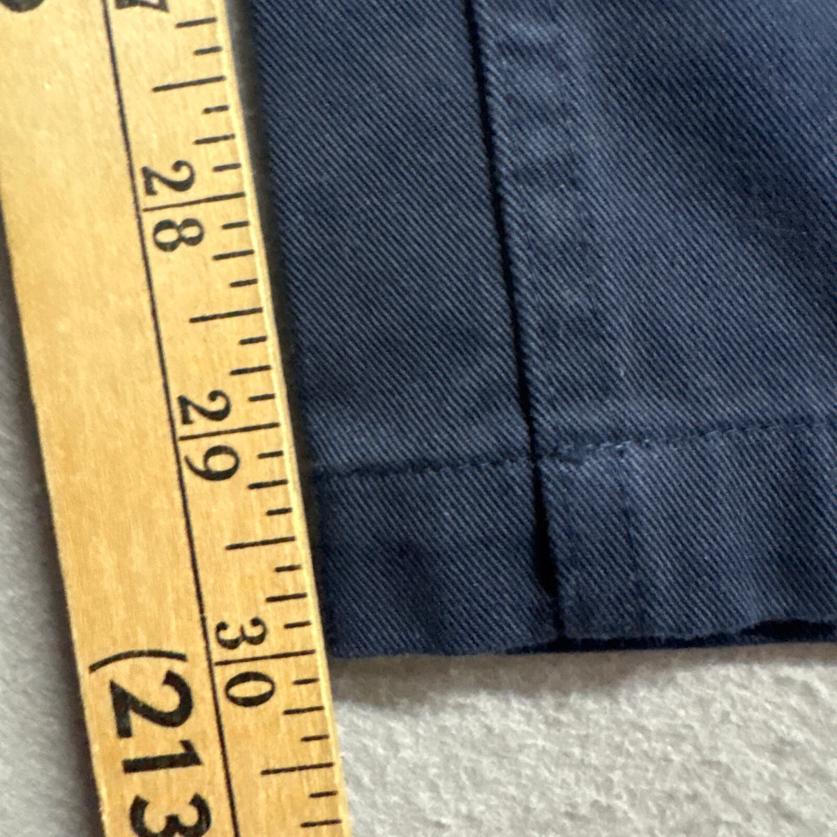 Hurley Chino Pants Mens 28x29 Blue Straight Leg Casual Flat Front Chinos Slacks