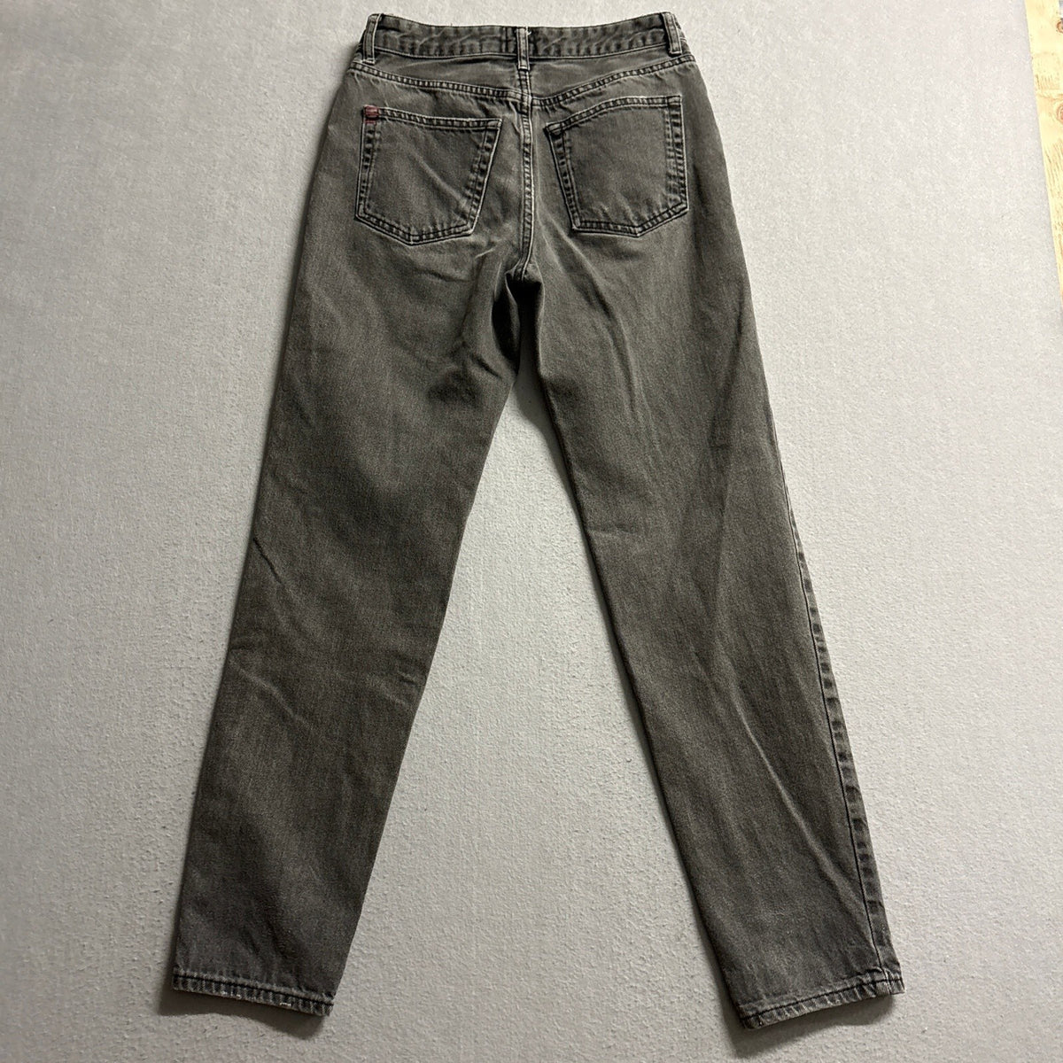 BDG Urban Outfitters Mom Jeans Womens W25 High Rise Tapered Charcoal Black Denim