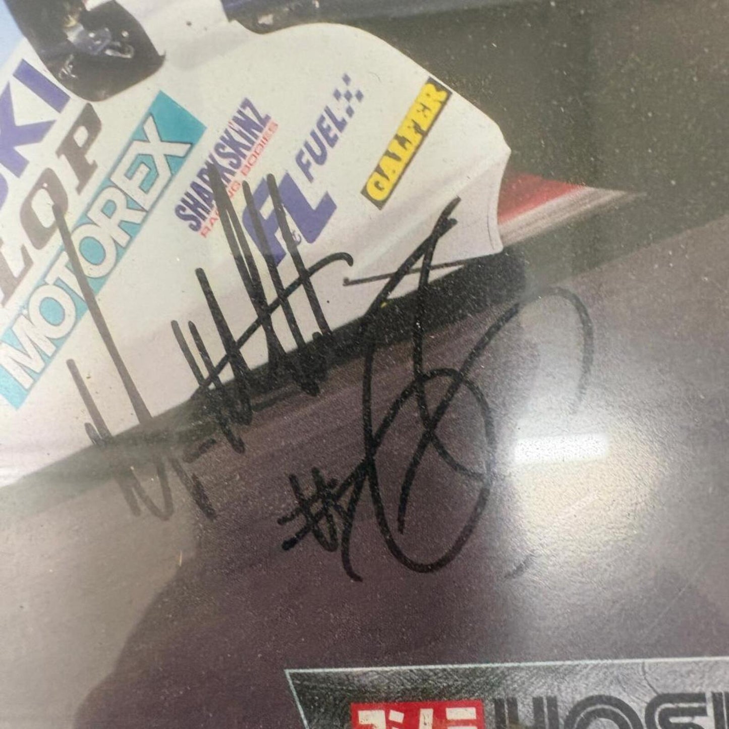 Mat Mladin Signed Autographed Suzuki Yoshimura Photo Framed AMA Superbike