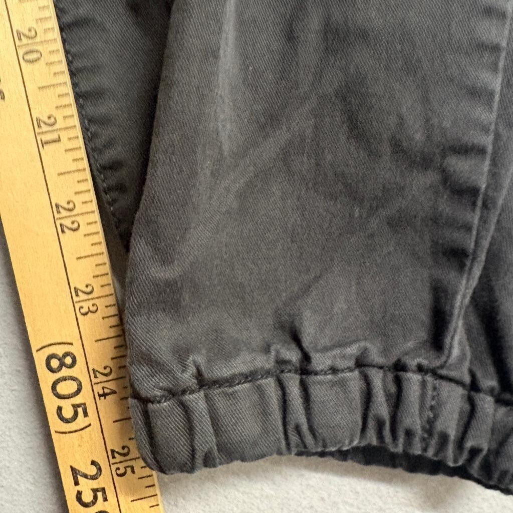 Levi's Women's Jogger Pants Size L Black Drawstring Elastic Waist Cotton Blend