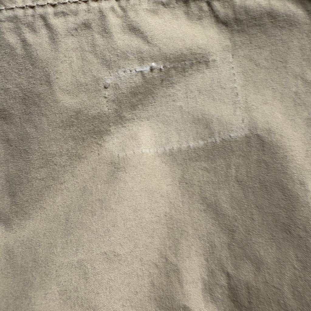 Stan Ray Easy Pants Mens Medium Khaki Tan Cotton Drawstring Elastic Waist