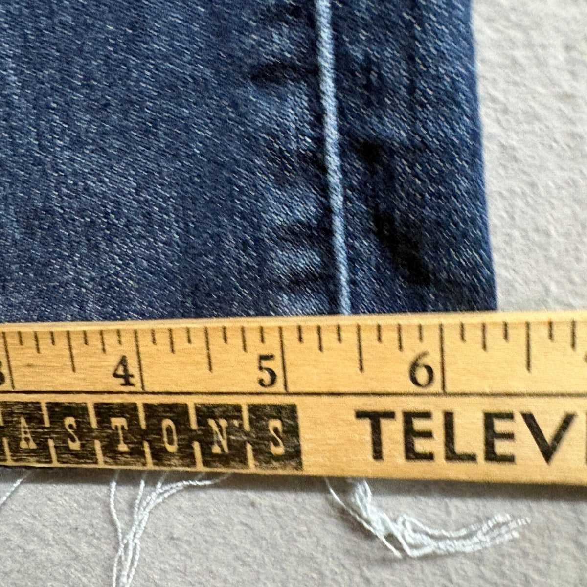Wit & Wisdom Ab-solution Straight Leg Jeans Womens Size 4 Blue Raw Hem Stretch