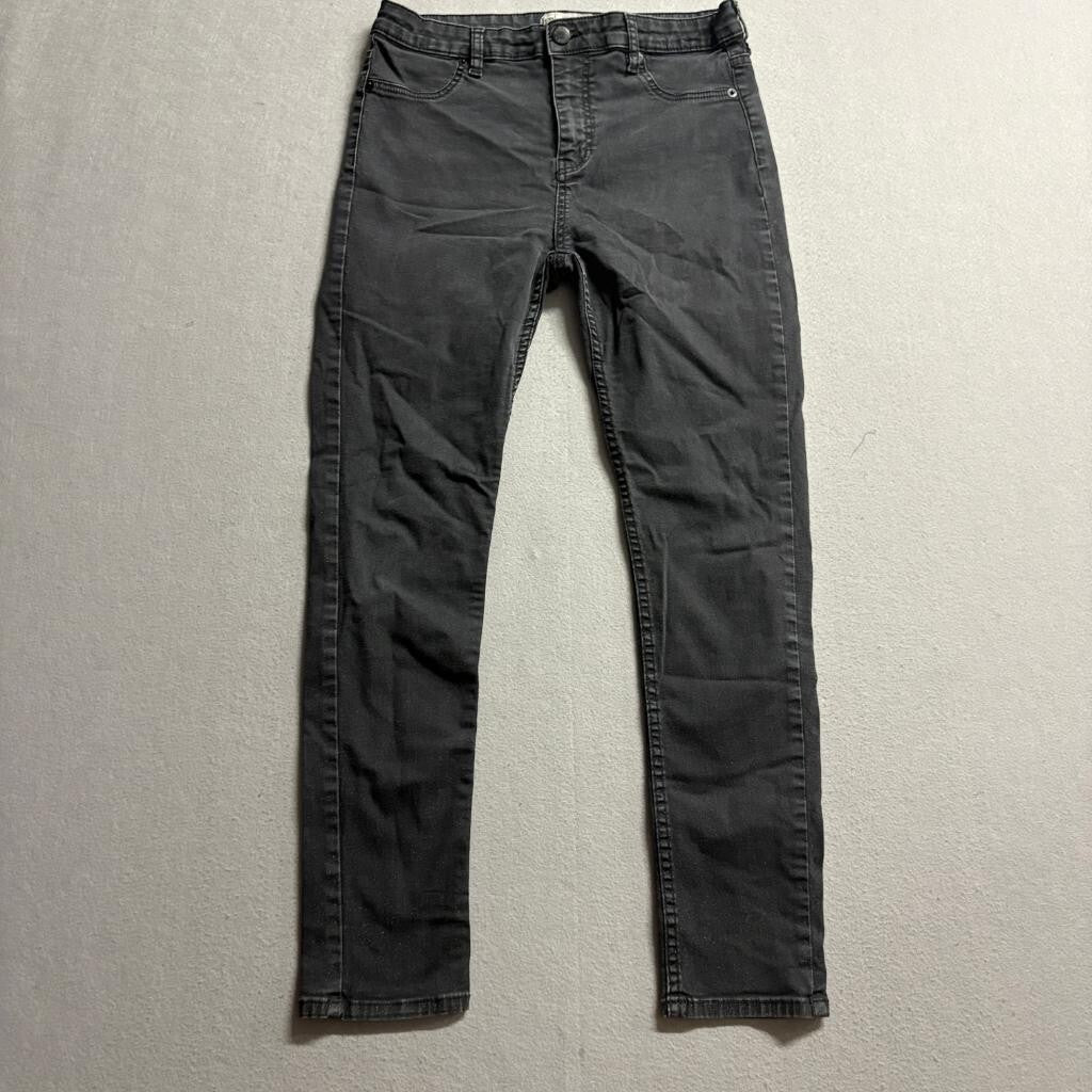 Free People Women Black Skinny Jeans Size 29 Stretch Denim Casual Pants