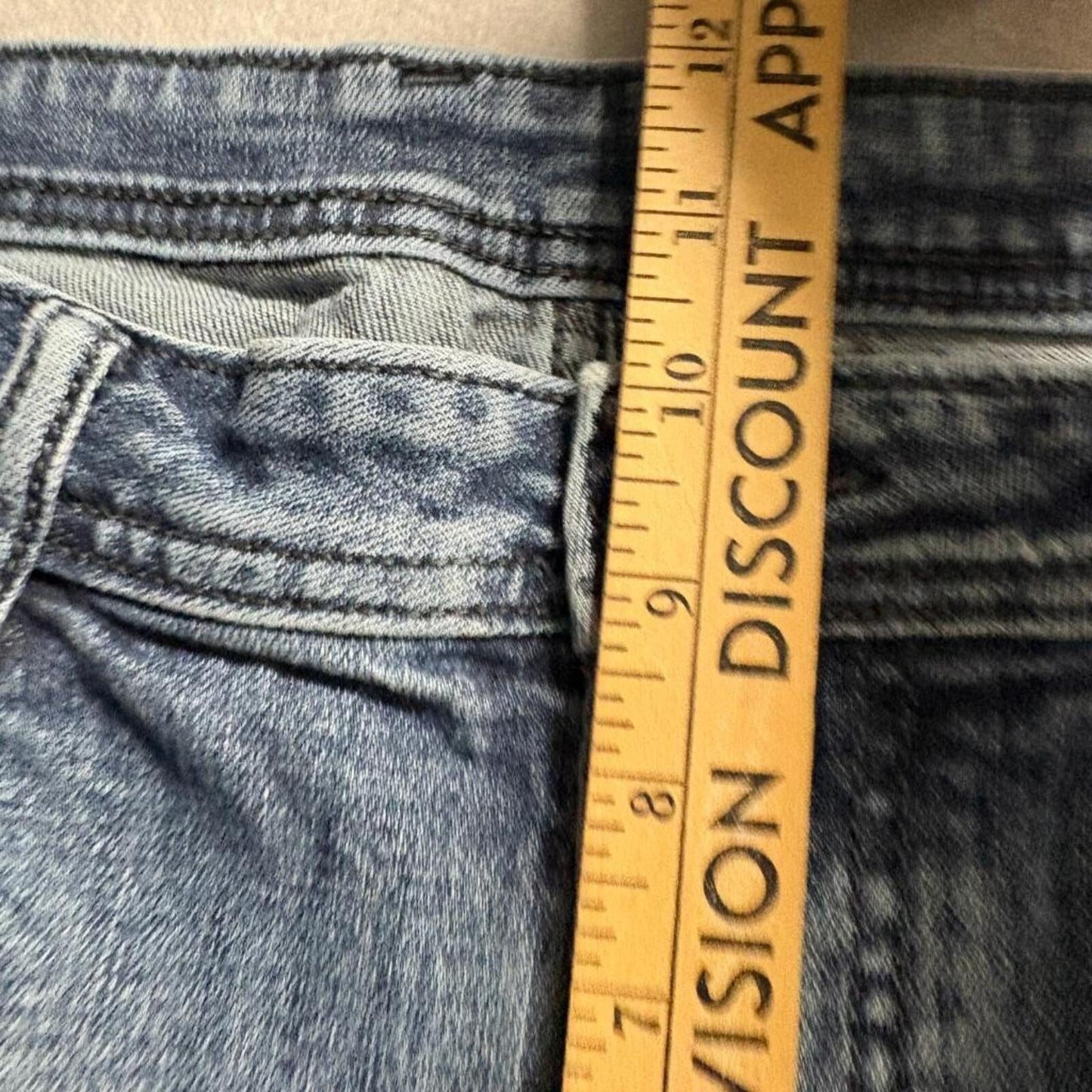 Buffalo David Bitton Jackson-X Jeans Mens 36x30 Blue Straight Stretch Denim