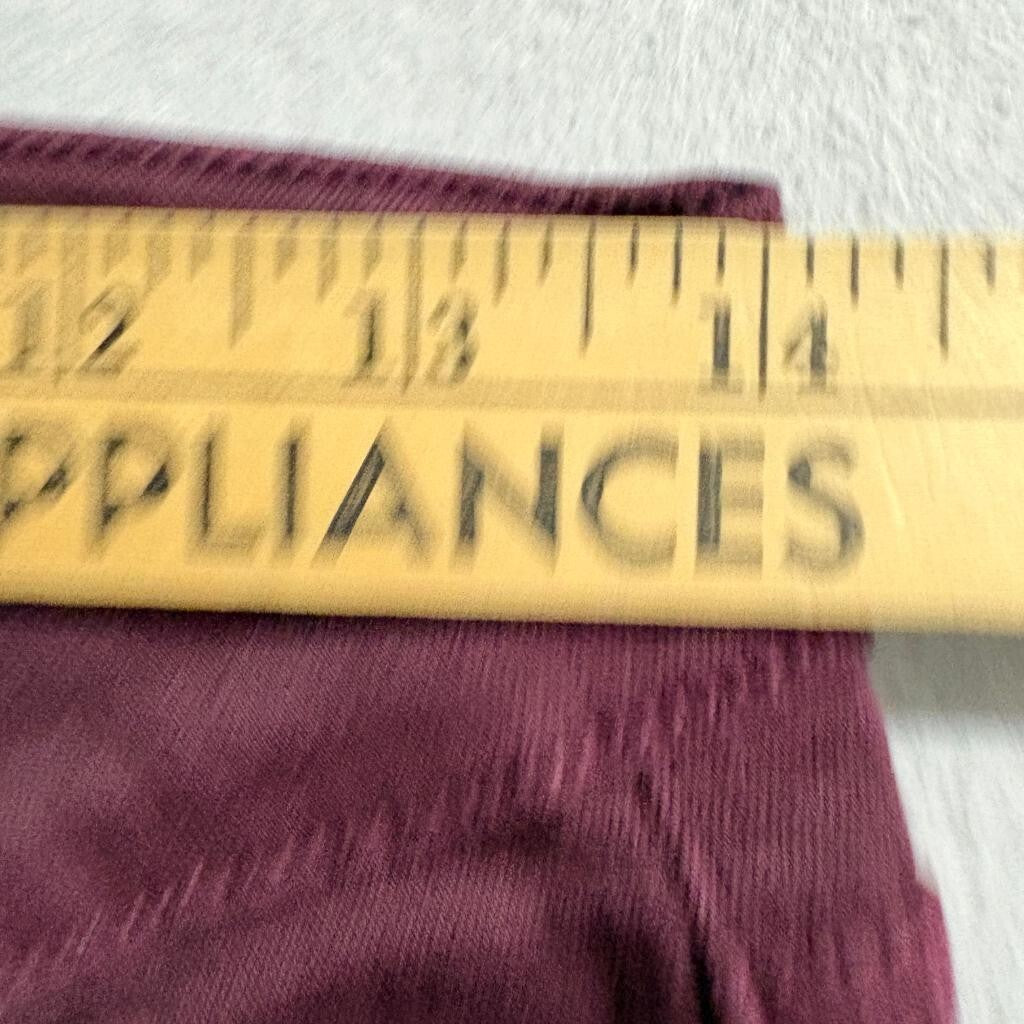 Frame Denim Le Skinny de Jeanne Jeans Womens 28 Mahogany Burgundy Raw Hem